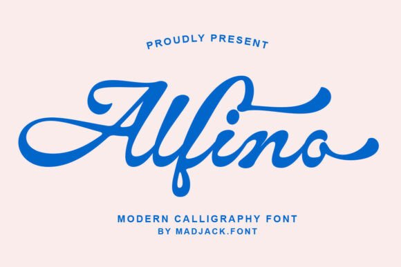 Alfino Script: The Bold Typeface for Modern Brands