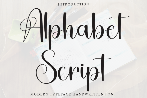 Alphabet Script: A Soft Typeface for Crafters