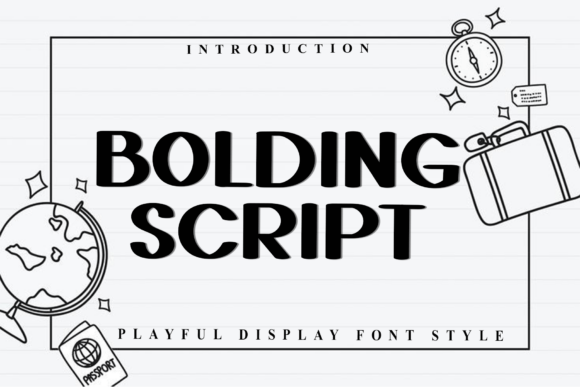 Bolding Script Font for Strong Brand Identity