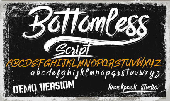 Bottomless Script Font Review for Web Designers