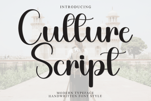 Culture Script: A Festive Typeface for Web Design