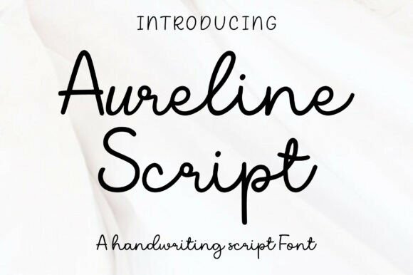 Elevate Your Brand with the Aureline Script Typeface