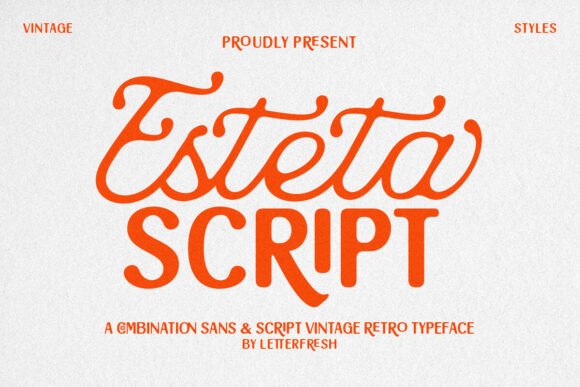 Esteta Script Duo: A Vibrant Typeface for Modern Web Design