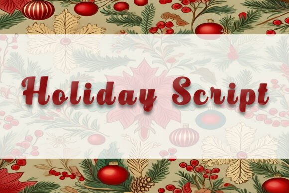 Holiday Script: The Typeface for Scroll-Stopping Designs