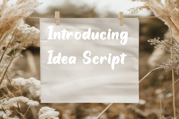 Idea Script: A Versatile Typeface for Crafters