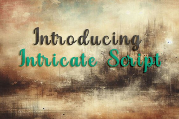 Intricate Script Font for Modern Web Design