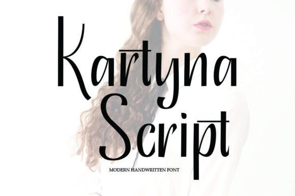 Kartyna Script Font for Crafters