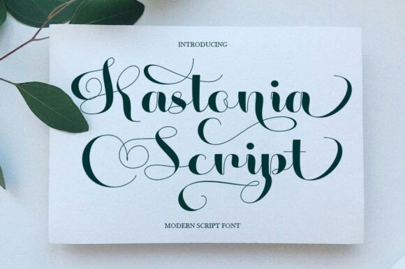 Kastonia Script Font for Elegant Branding