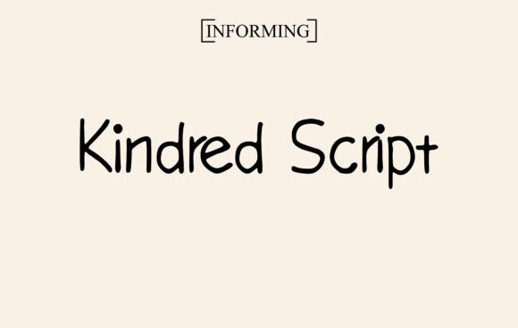 Kindred Script: A Warm Typeface for Web Design