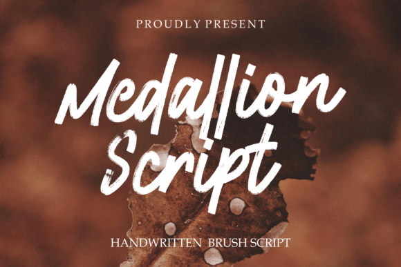 Medallion Script: A Bold Handwritten Typeface for Web