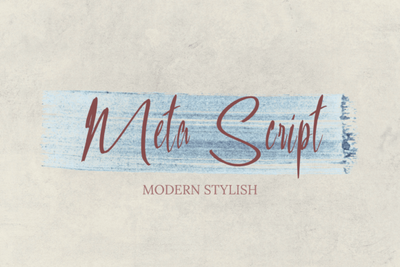 Meta Script: A Handwritten Font for Branding