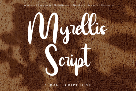 Myrellis Script: A Bold Typeface for Editorial Design