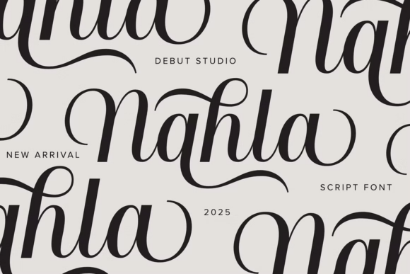 Nahla Script: A Modern Typeface for Branding