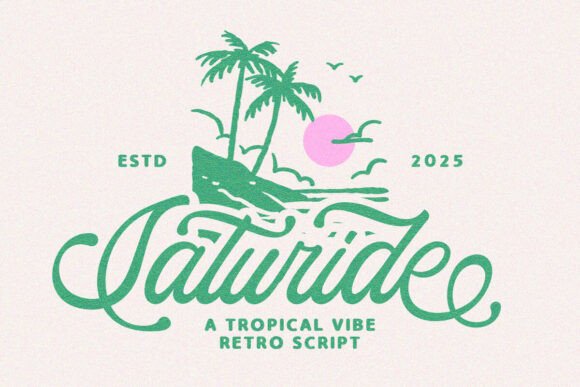 Saturide Script: A Vintage Typeface for Modern Web Design