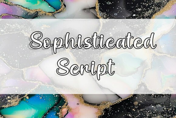 Sophisticated Script Typeface for Marketers