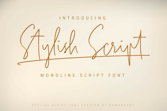 Stylish Script: The Perfect Typeface for Crafters