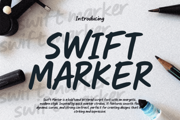 Swiftmarker Script: A Modern Typeface for Editorial Design