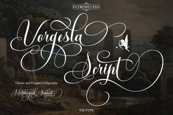 Vorgesla Script Font Review for Brand Designers